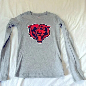 NFL Chicago Bears long sleeve gray M 10-12